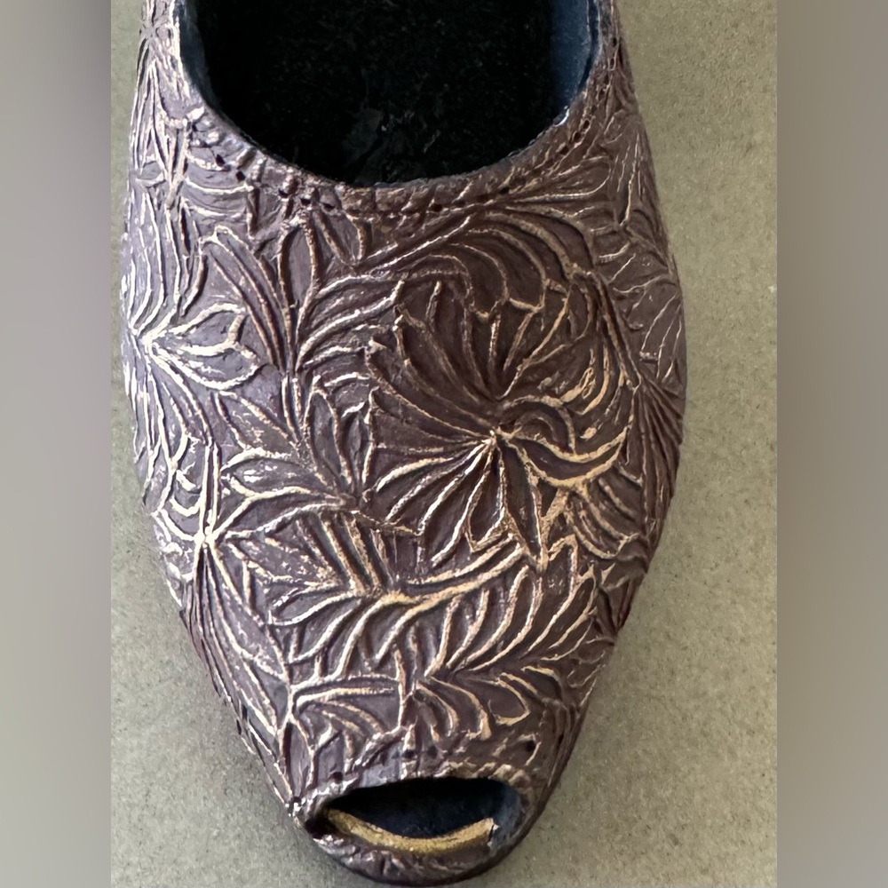 Just The Right Shoe By Raine, Item 25098, Golden Leaf, Circa 1942, COA & BOX - Picture 3 of 11